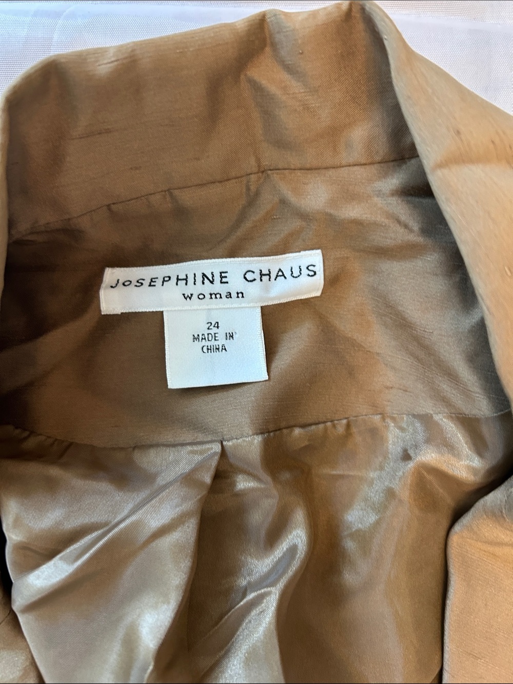 Josephine Chaus Brown Single-Breasted Blazer Jacket - Picture 7 of 10